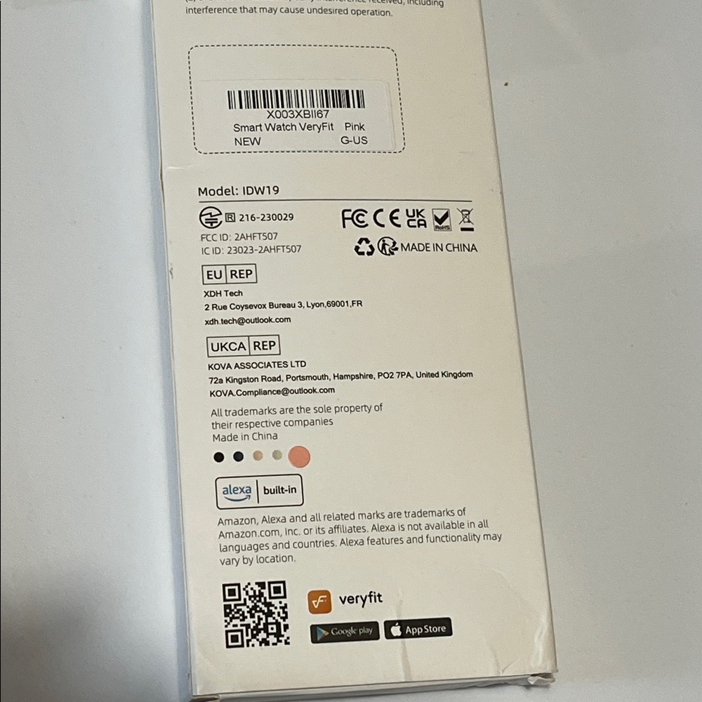 Pink Smart Watch new in pkg - Picture 6 of 7